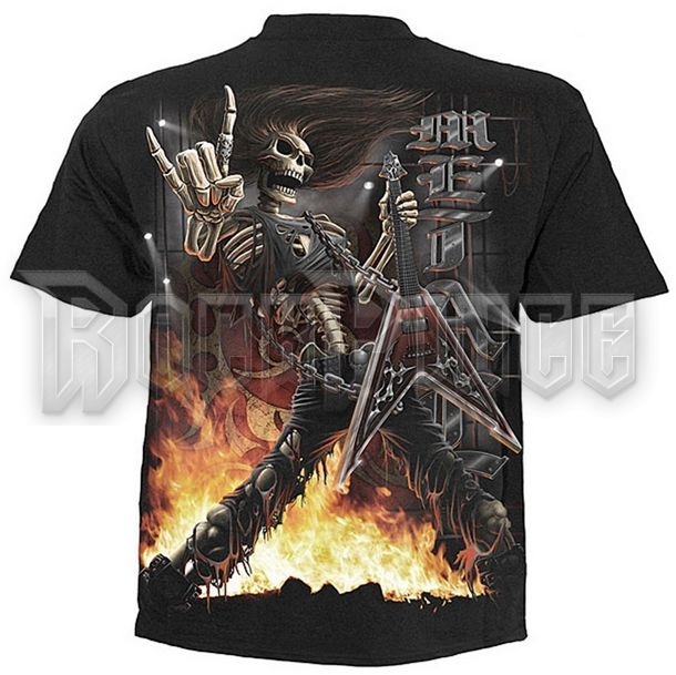ROCK SALUTE - T-Shirt Black - T067M101