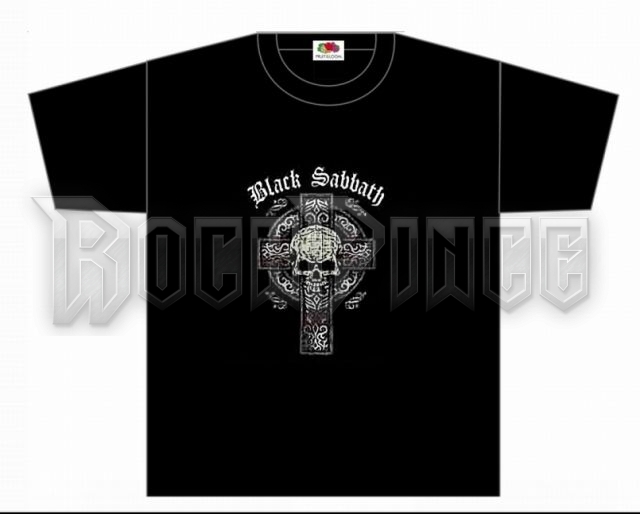 Black Sabbath - Skull Cross - 1093 - UNISEX PÓLÓ