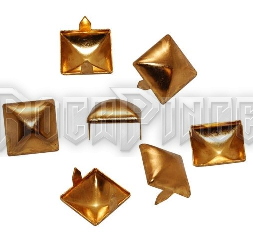Piramis szegecs - GOLD - 16x16 mm