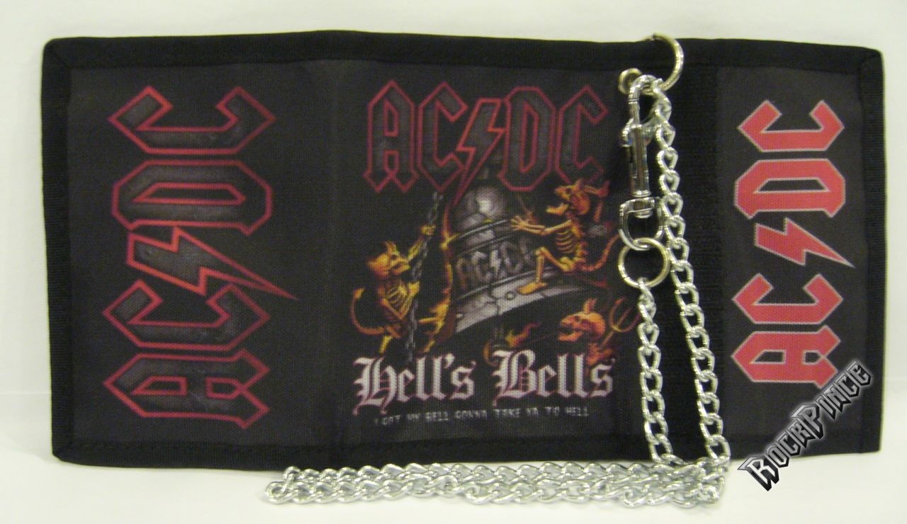 AC/DC - Hells Bells - PÉNZTÁRCA LÁNCCAL