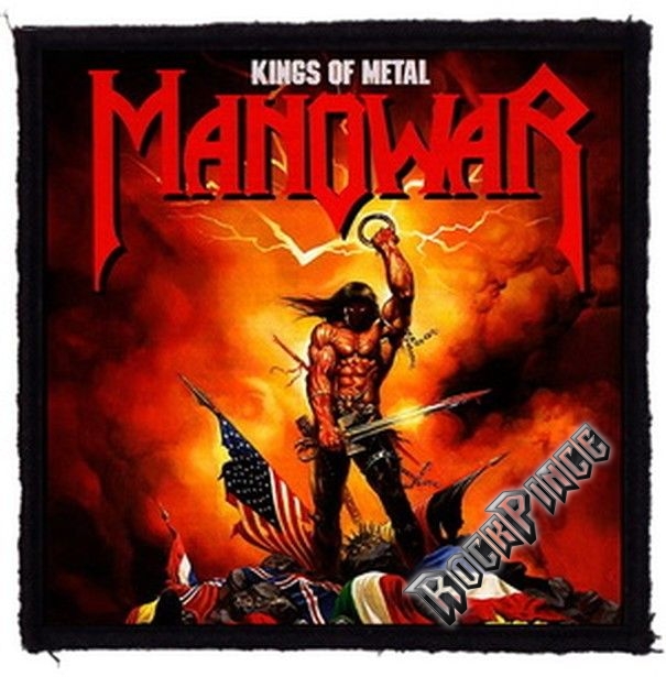 MANOWAR - Kings Of Metal (95x95) - kisfelvarró HKF-0175