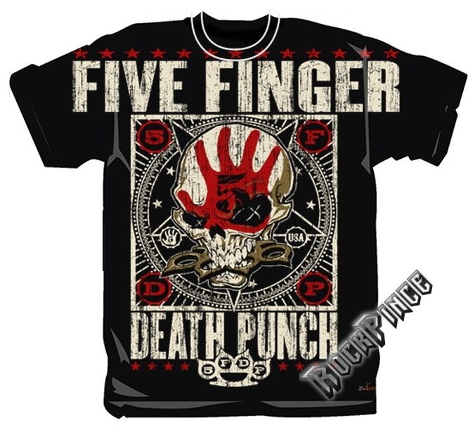 Five Finger Death Punch - HRF-044 - full mintás póló