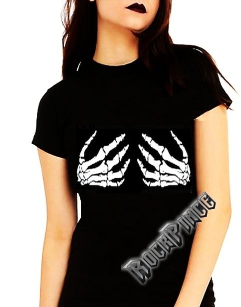 Skeleton Bones Hands - női póló