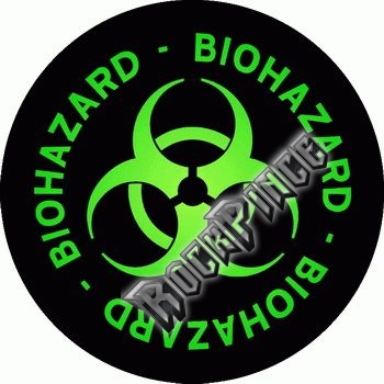Biohazard - Logo Circle (97x97) - kisfelvarró HKF-0467