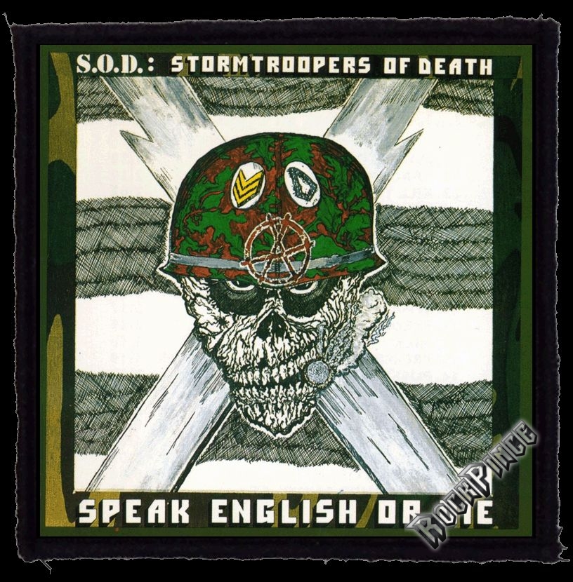 S.O.D. - Speak English (95x95) - kisfelvarró HKF-0523