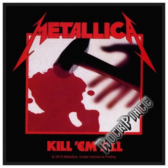 Metallica - Kill Em All - kisfelvarró - SP2723