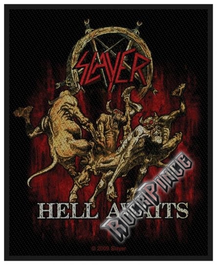Slayer - Hell Awaits - kisfelvarró - SP2417