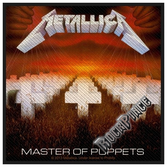 Metallica - Master of Puppets - kisfelvarró - SP2725