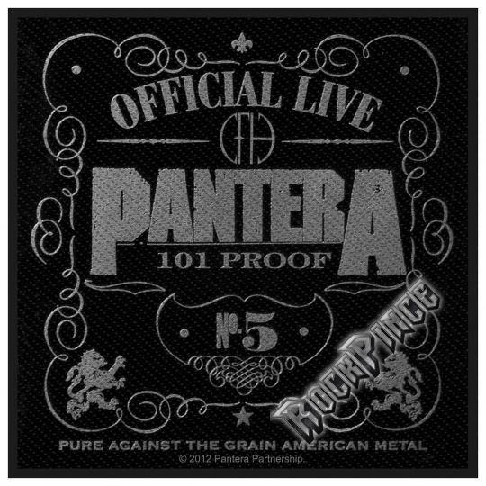 Pantera - 101 Proof - kisfelvarró - SP2629