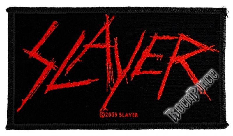Slayer - Scratched Logo - kisfelvarró - SP2419