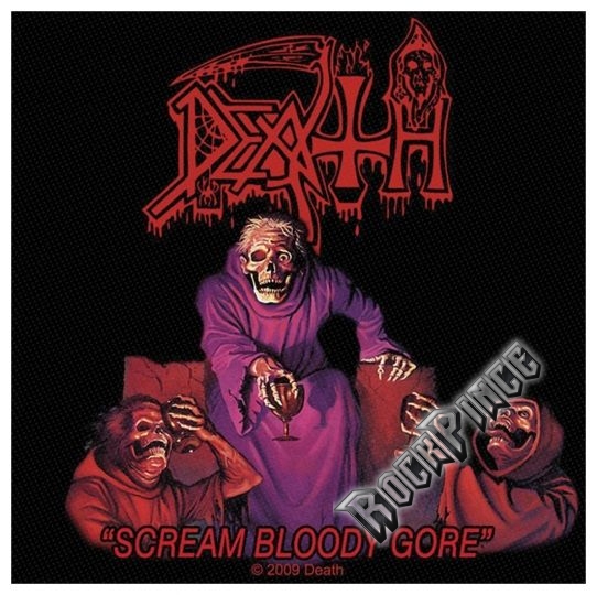 Death - Scream Bloody Gore - kisfelvarró - SP2352