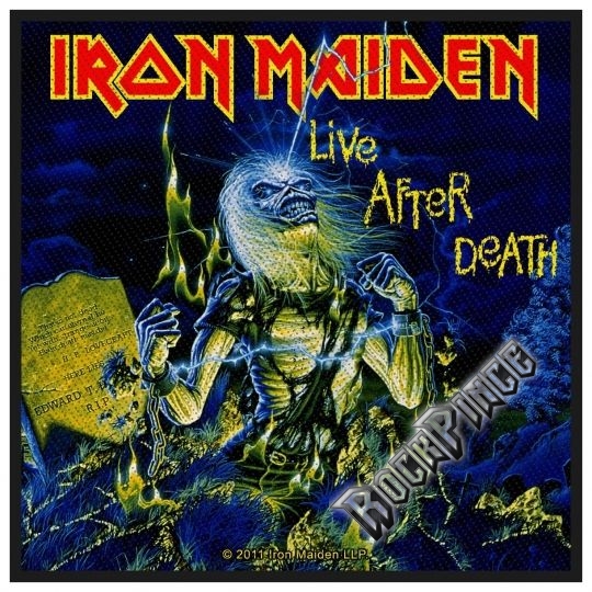 Iron Maiden - Live After Death - (95x95) kisfelvarró HKF-0762