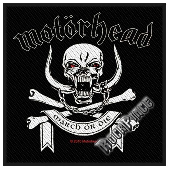 Motörhead - March Or Die - kisfelvarró - SP2448