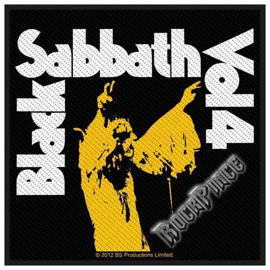 Black Sabbath - Vol 4 - kisfelvarró - SP2704