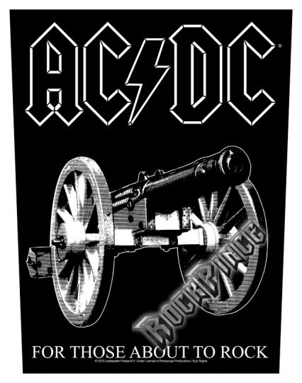AC/DC - For Those About To Rock - hátfelvarró - BP1013