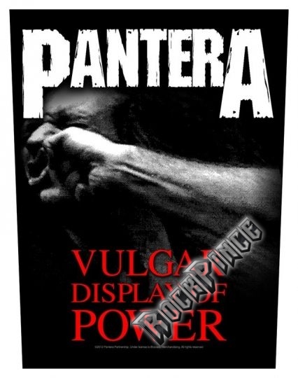 Pantera - Vulgar Display Of Power - hátfelvarró - BP895 / BP0895