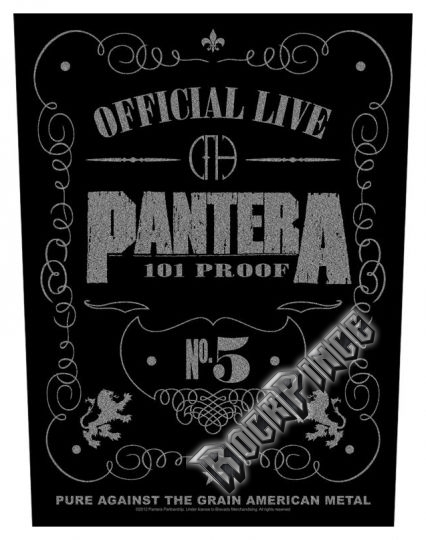 Pantera - 101 Proof - hátfelvarró - BP896 / BP0896