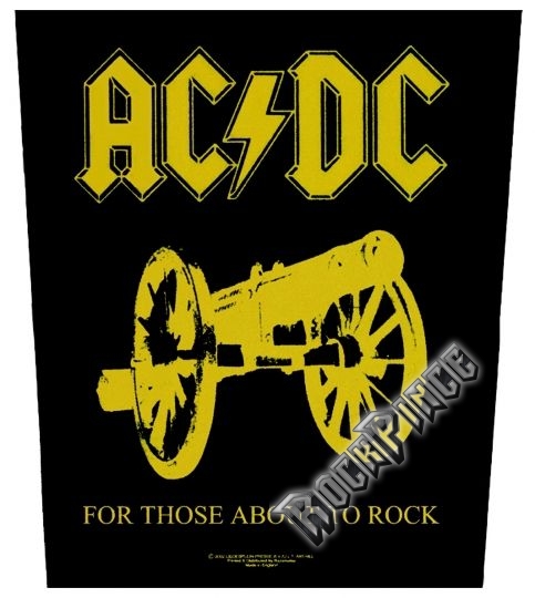 AC/DC - For Those About To Rock - hátfelvarró - BP614