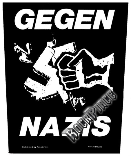 Gegen Nazis - hátfelvarró - BP383