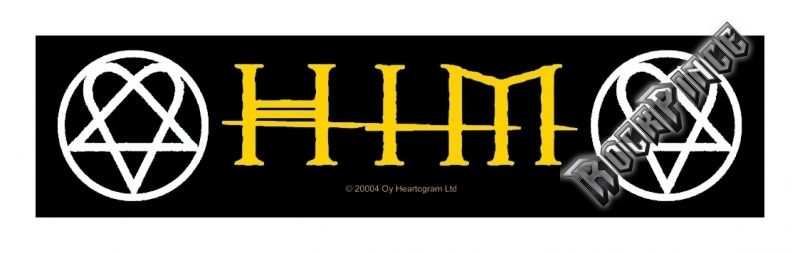 Him - Logo Heartagram (Superstrip) - kisfelvarró - SS118