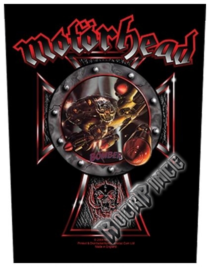 Motörhead - Iron Cross Bomber 2004 - hátfelvarró - BP810 / BP0810