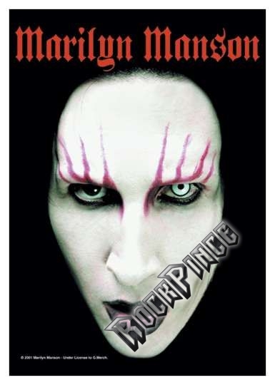Marilyn Manson - poszterzászló - POS315