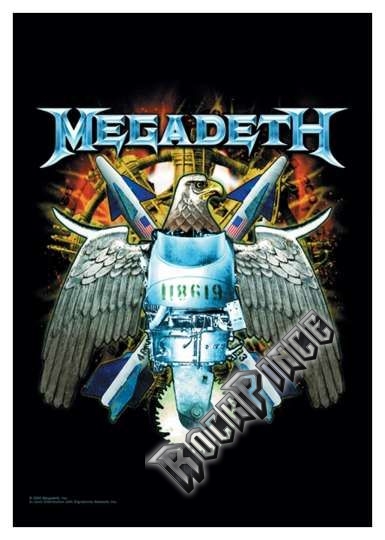 Megadeth - poszterzászló - POS706