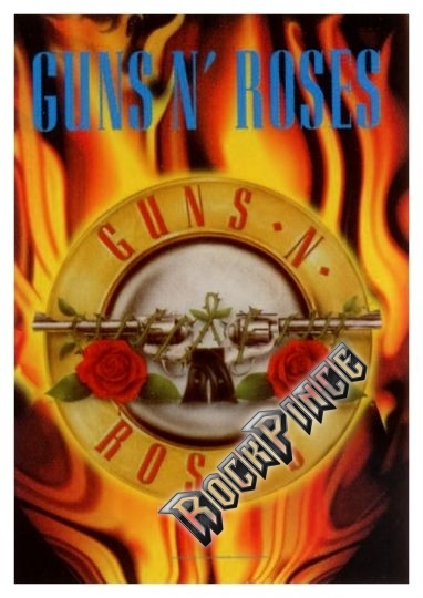 Guns N' Roses: Flames Flag - poszterzászló - POS1116