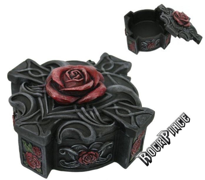 Medieval Box with Rose - ÉKSZERES DOBOZ - 766-7054