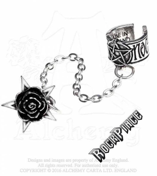Alchemy - Rosa Nocta - fülgyűrű/füldísz E382