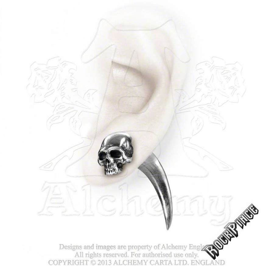 Alchemy - Tomb Skull Horn - fülbevaló/álfültágító E320