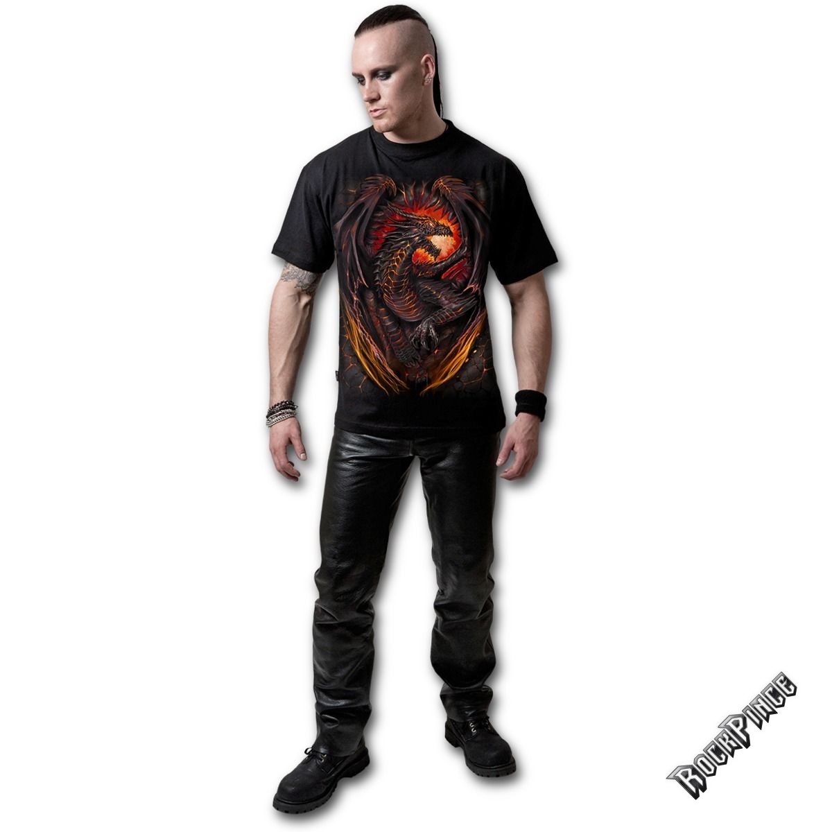 DRAGON FURNACE - T-Shirt Black - L016M101
