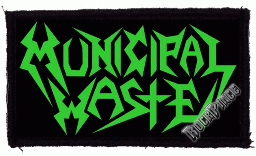 MUNICIPAL WASTE - Logo (95x60) - kisfelvarró HKF-0590