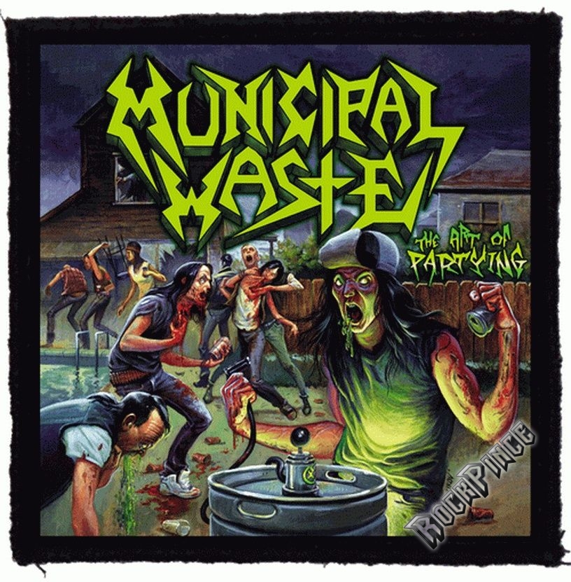 MUNICIPAL WASTE - The Art Of Partying (95x95) - kisfelvarró HKF-0591