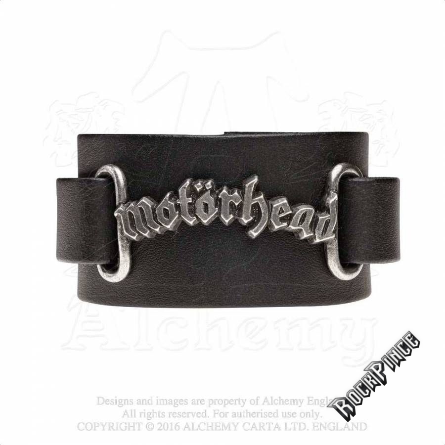 Motörhead: Logo - bőr csuklószorító - HRWL443