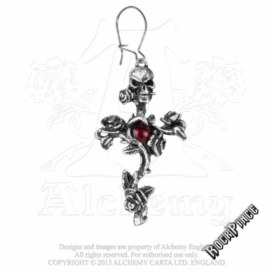 Alchemy - Rose Thorn Cross - fülbevaló E130