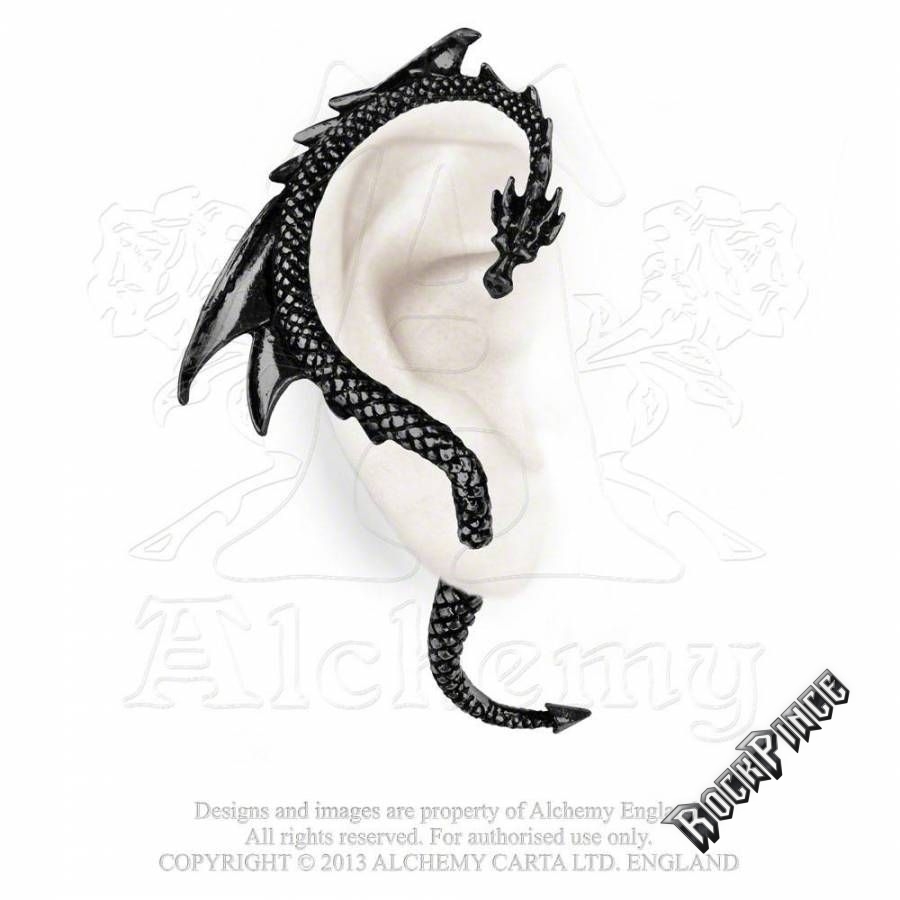 Alchemy - The Dragon's Lure Black - füldísz/fülmandzsetta E274B