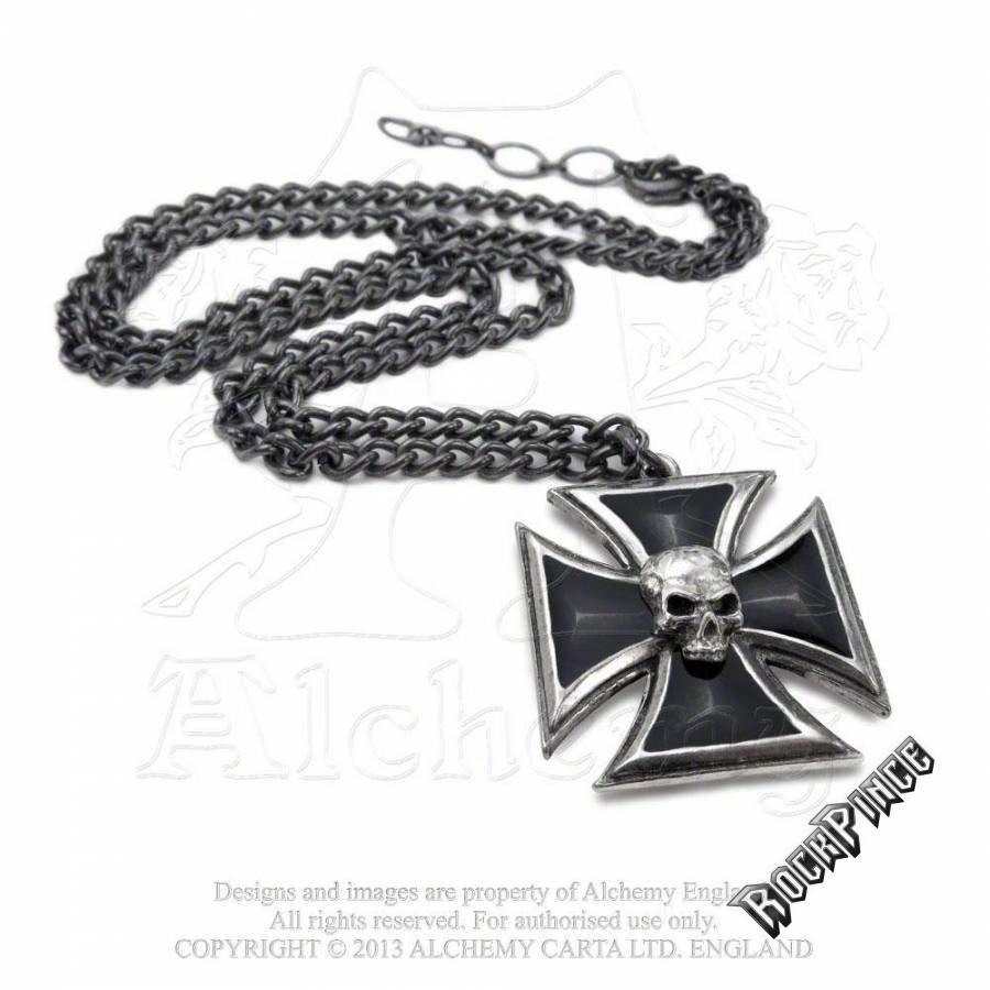 Alchemy - Black Knight's Cross - nyaklánc P617