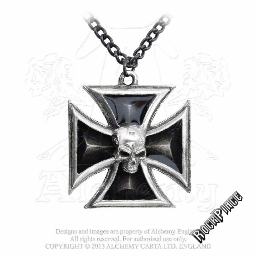 Alchemy - Black Knight's Cross - nyaklánc P617