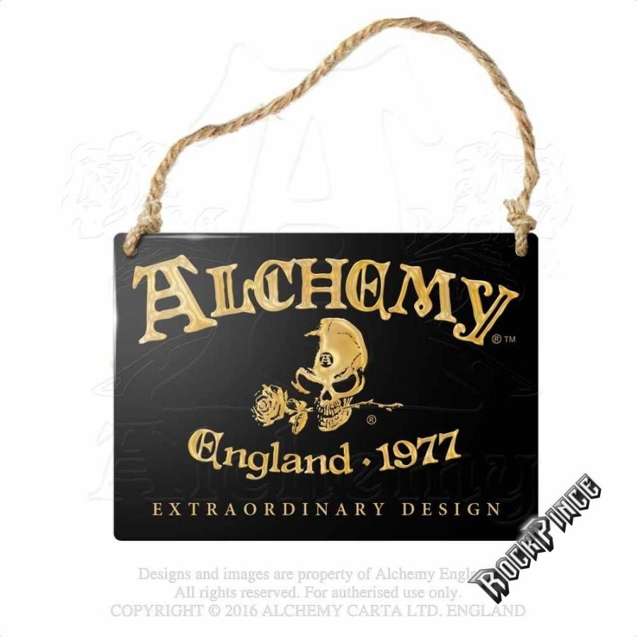 Alchemy - England 1977 - fémtábla ALHS20