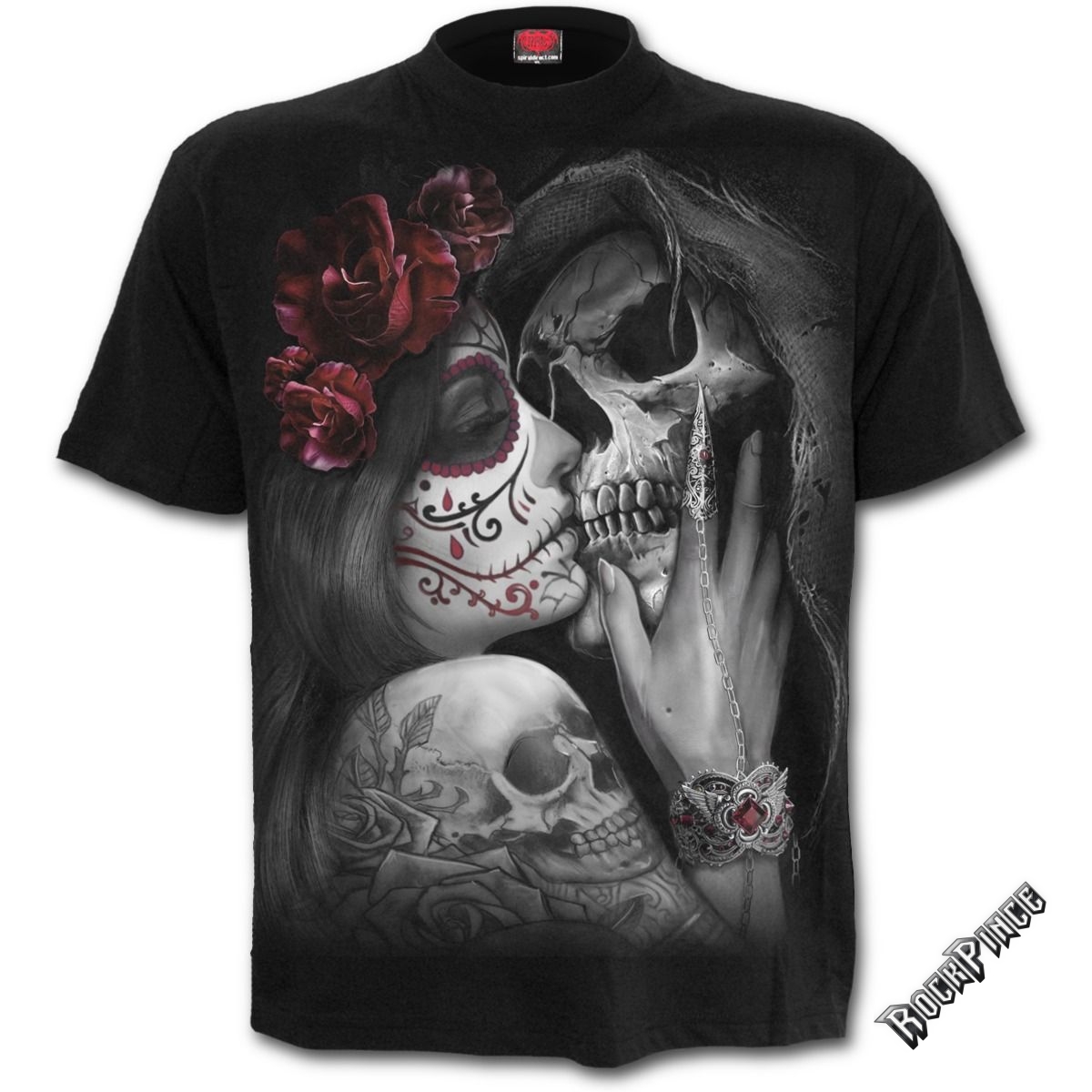 DEAD KISS - T-Shirt Black - D076M101