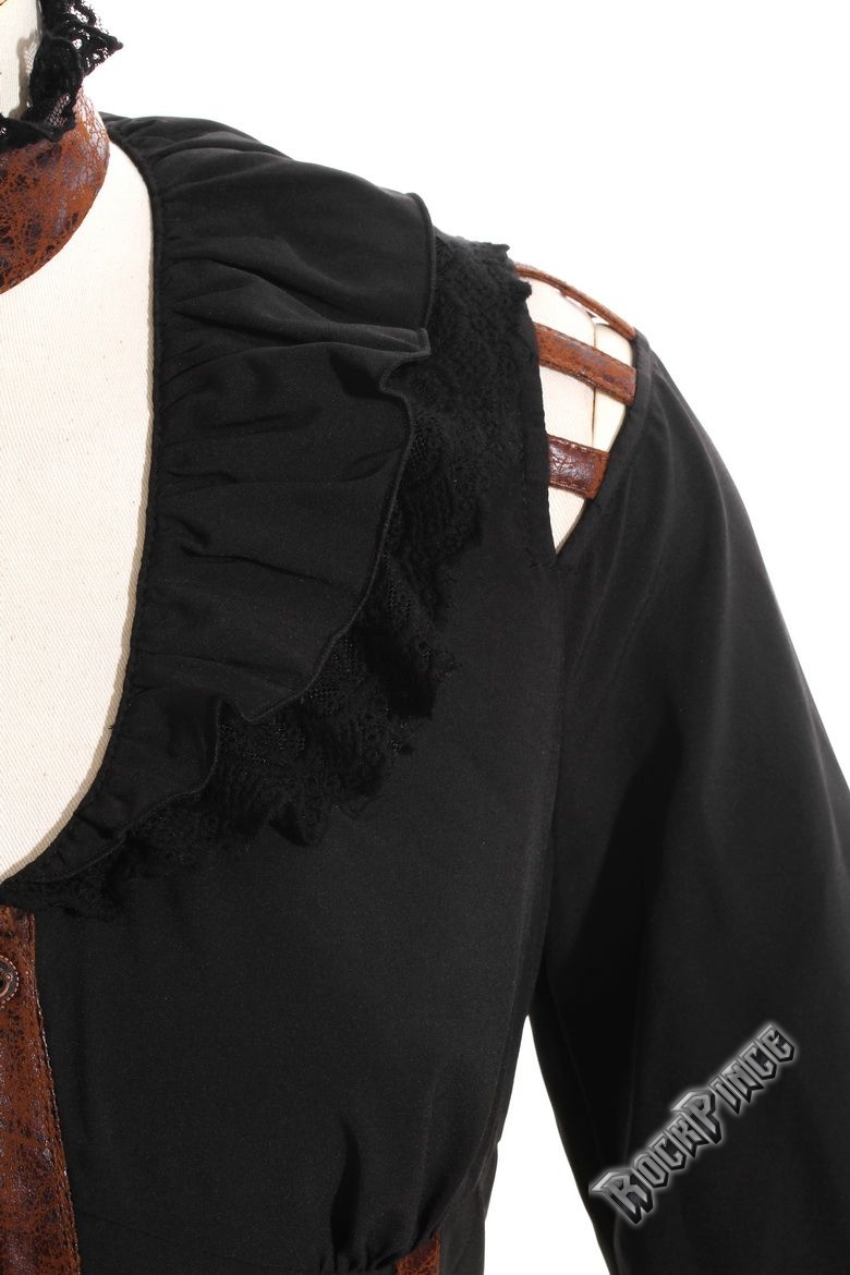 STEAMGIRL - női ing nyakpánttal SP105/BK