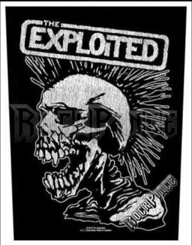 The Exploited - Vintage Skull - hátfelvarró - BP1035