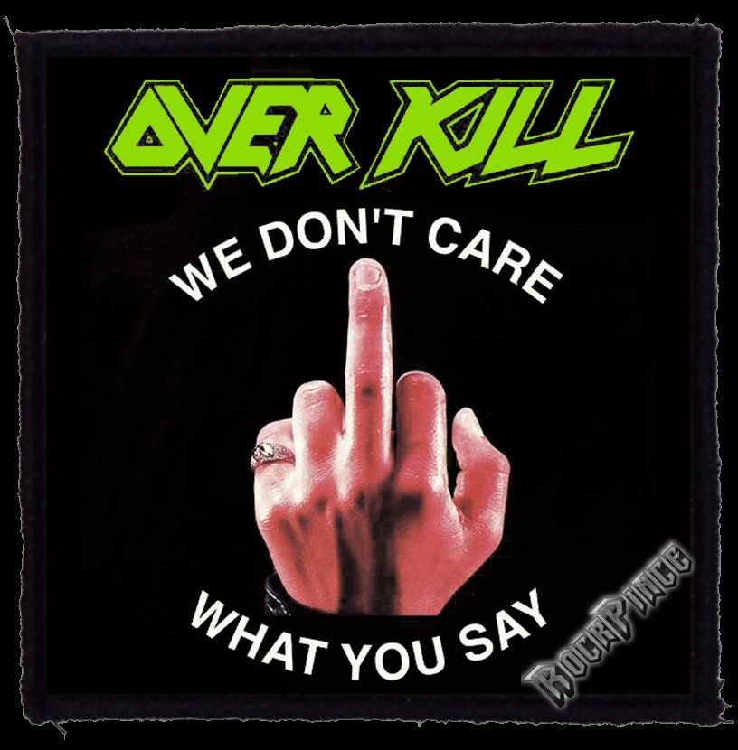 OVER KILL - Fuck You (95x95) - kisfelvarró HKF-0649