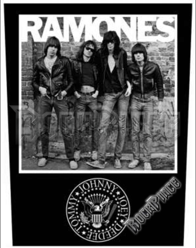 RAMONES - 1976 - hátfelvarró - BP1056