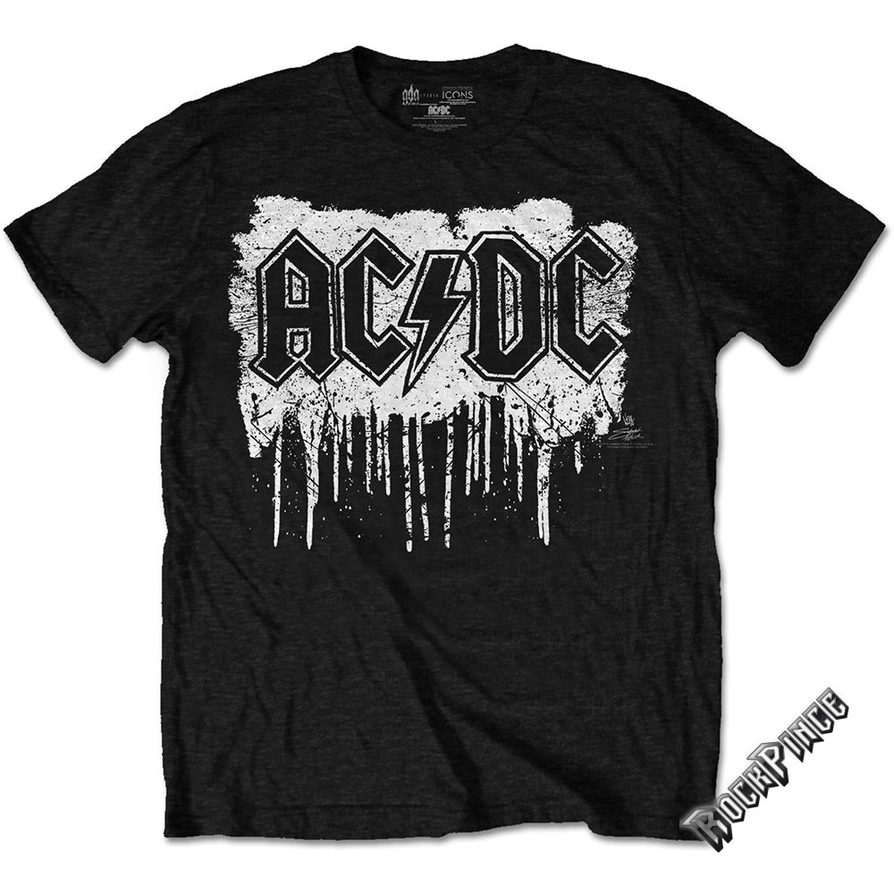 AC/DC - DRIPPING WITH EXCITEMENT - unisex póló - GDAACDCTS01MB