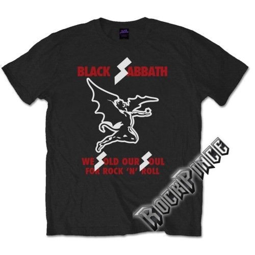 BLACK SABBATH - SOLD OUR SOUL - unisex póló - BSTS03MB