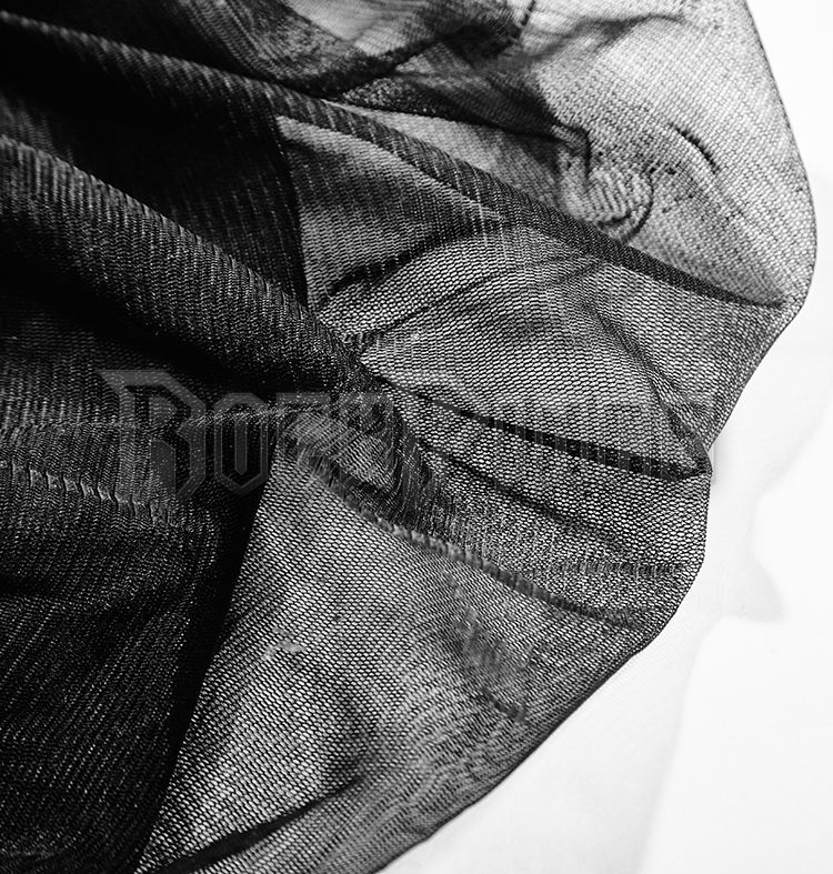 DESTRUCTION UNIT BLACK-GRAY - férfi hosszú ujjú póló T-438/BK-GY/Male
