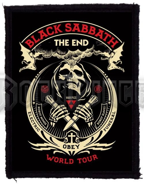 BLACK SABBATH - The End World Tour (70x95) - kisfelvarró HKF-0656