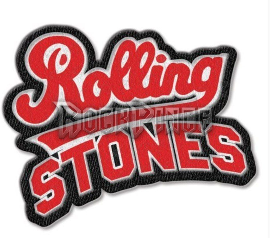 THE ROLLING STONES - TEAM LOGO WITH IRON ON FINISH - kisfelvarró - RSPAT04